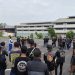 Sejumlah peserta komunitas motor dari berbagai klub berkumpul di area Safety Riding Center Sinsen, Jambi, dalam kegiatan Rockin Brotherhood yang digelar Jambi CBR Club, Sabtu (13/7/2025). (Dok. Yola)