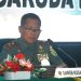 Danrem 042/Garuda Putih Brigjen TNI Heri Purwanto memimpin rapat koordinasi Program Swasembada Pangan Provinsi Jambi Tahun 2025 di Aula Balai Prajurit Makorem 042/Gapu, Selasa (15/7/2025). (Dok. Penrem 042/Gapu)