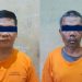 Kedua tersangka kasus pencurian sepeda motor yang diamankan Polsek Kota Baru, Jambi. Salah satu pelaku sempat diamuk warga sebelum diserahkan kepada pihak kepolisian. (Dok. Polsek Kota Baru)