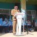 Sekretaris Daerah Provinsi Jambi, Dr. H. Sudirman, SH., MH., memberikan sambutan saat membuka kegiatan Pengenalan Kehidupan Kampus Bagi Mahasiswa Baru (PKKMB) Poltekkes Kemenkes Jambi tahun akademik 2025–2026 di Gedung Laboratorium Poltekkes, Kota Baru, Senin (21/7/2025). (Dok. Erit - Kominfo)