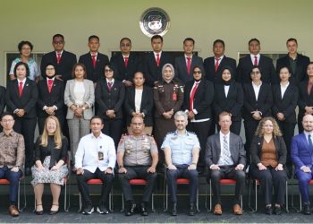 Foto bersama peserta pelatihan internasional Project Boost di JCLEC, Semarang (11/7/2025). (Dok. Humas)