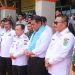 Menteri Pertanian RI Amran Sulaiman bersama Gubernur Jambi Al Haris dan sejumlah kepala daerah saat kegiatan Gerakan Tanam Padi di Kerinci, Rabu (23/7/2025). (Dok. Erit- kominfo)