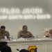 Kunjungan tim peneliti dari Akademi Kepolisian (Akpol) dalam rangka evaluasi pola Jarlatsuh bagi perwira remaja, di Mapolda Jambi, Senin (28/7/2025). (Dok. Humas)