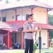 Kapolda Jambi, Irjen Pol. Krisno H. Siregar, membacakan amanat Kalemdiklat Polri saat memimpin upacara pembukaan Pendidikan Pembentukan Bintara (Diktukba) Polri Tahun Anggaran 2025 di SPN Polda Jambi, Rabu (30/7/2025). (Dok. Humas)