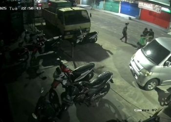 Tangkapan layar CCTV milik warga sekitar (Dok. Humas)