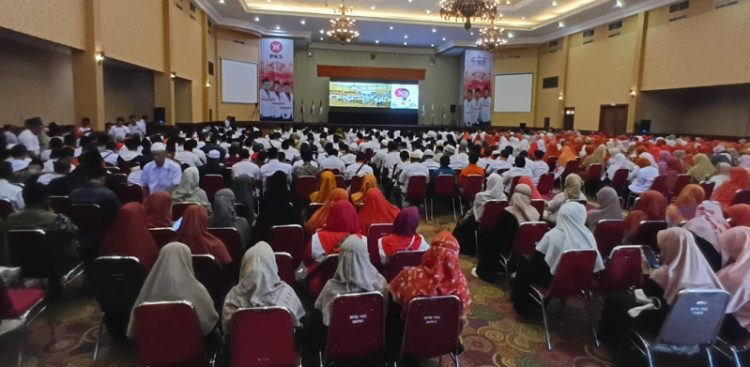 Suasana pengukuhan DPW PKS Provinsi Jambi periode 2025–2030 di Ratu Convention Center (RCC), Minggu (24/8/2025).(Dok.Daus)