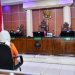 Suasana sidang putusan kasus narkotika dengan terdakwa Helen Dian Krisnawati di Pengadilan Negeri Jambi, Jumat (1/8/2025). (Dok. Nahar)