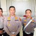 Dirlantas Polda Jambi Kombes Pol Adi Benny Cahyono bersama Jajaran memberikan keterangan pers terkait pengamanan Presisi Merdeka Run 2025 di Mapolda Jambi, Jumat (1/8/2025).(Dok. Stepanus)