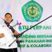 Kepala Bidang Perencanaan dan Anggaran PERPANI Jambi, Rezi Try Alfiansyah, memberikan keterangan pers terkait SK pemberhentian sementara sejumlah pengurus, di Jambi, Selasa (12/8/2025). (Dok. Yola)
