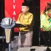 Gubernur Jambi Al Haris saat membuka Festival Batanghari 2025 di RTH Putri Pinang Masak, Sabtu (02/7) (dok.erit - kominfo)