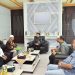 Wakil Wali Kota Jambi, Diza Hazra Aljosha, bersama jajaran pengurus DKM Masjid Raya Magatsari usai silaturahmi di Grha Siginjai, Kamis (7/8/2025). (Dok.Nahar)