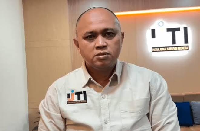 Ketua Umum IJTI Herik Kurniawan saat menyampaikan sambutan dalam perayaan HUT ke-27 IJTI di Pontianak, Sabtu (9/8/2025). (Dok.IJTI)