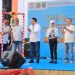 Kepala Kanwil Ditjenpas Jambi, Hidayat (kedua kiri), bersama Menteri Imigrasi dan Pemasyarakatan RI, Agus Andrianto (tengah), menghadiri pembukaan IPPAFest 2025 di Aloha Pasir Putih, PIK 2, Jakarta, Jumat (8/8/2025).(dok. Humas)