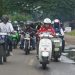 Gubernur Al Haris bersama Danrem 042/Gapu Brigjen TNI Heri Purwanto dan komunitas bikers mengikuti kegiatan Sunmori dalam rangka HUT ke-80 RI di Kota Jambi, Minggu (24/8/2025).(dok.Yol)