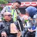 Kakorlantas Polri Irjen Pol Agus Suryo Nugroho bersama Plt Dirut Jasa Raharja Dewi Aryani Suzana saat menghadiri acara Retrospeksi Korban Kecelakaan di CFD Jakarta, Minggu (24/8/2025).(dok. Humas)