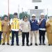 Gubernur Jambi, Al Haris (tengah), bersama jajaran Pemerintah Provinsi Jambi, BPJN, dan PT Hutama Karya meninjau progres pembangunan Tol Pijoan–Sebapo–Bayung Lencir di Gerbang Tol Pijoan, Jambi, Selasa (12/8/2025). (Dok. Erit- Kominfo)