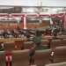 Danrem 042/Gapu Brigjen TNI Heri Purwanto bersama unsur Forkopimda Provinsi Jambi menghadiri Rapat Paripurna DPR RI ke-1 Tahun Sidang 2025–2026 di Gedung Nusantara, Jakarta, Jumat (15/8/2025),(Dok. Penrem 042/Gapu)