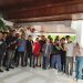 Para jurnalis berfoto bersama tim Sinsen usai workshop bedah teknologi New Honda PCX160 di Jambi, Senin (18/8/2025). (Dok. Sinsen)