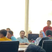 Suasana audiensi antara mahasiswa, pengemudi ojek online, dan DPRD Provinsi Bengkulu di ruang rapat dewan, Kamis (11/9/2025). (Dok.Yola)