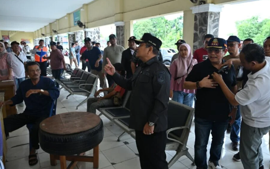 Wali Kota Jambi, Maulana, meninjau Terminal Tipe A Alam Barajo bersama jajaran BPTD Kelas II Jambi dan pejabat terkait, Sabtu (13/9/2025).(Dok. Stepanus)