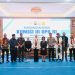 Rombongan Komisi III DPR RI berfoto bersama Kapolda Jambi Irjen Pol Krisno H Siregar dan pejabat Forkopimda usai pertemuan evaluasi pelaksanaan KUHAP di Mapolda Jambi, Jumat (12/9/2025) (Dok, Nahar)