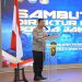 Dirbinmas Polda Jambi Kombes Pol Henky Poerwanto memberikan arahan saat membuka Rapat Koordinasi Polsus se-Jambi di Aula Gedung Siginjai Polda Jambi, Kamis (18/9/2025). (Dok. Nahar)