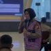 Pamin 1 Subagrenmin Biro SDM, IPDA Hera Guspurwati, S.Psi., M.M., yang memberikan pembekalan psikologis bagi personel Direktorat Samapta, Jumat (17/10/2025). (Dok.yola)