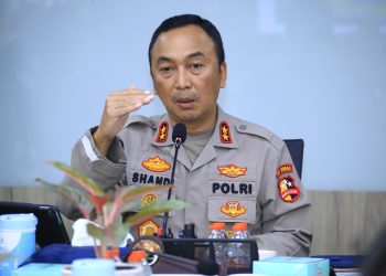 Kadivhumas Polri Irjen. Pol. Sandi Nugroho memberi keterangan di Mabes Polri (Dok. Humas Polri)
