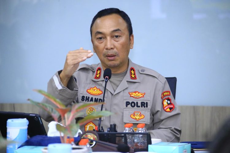 Kadivhumas Polri Irjen. Pol. Sandi Nugroho memberi keterangan di Mabes Polri (Dok. Humas Polri)