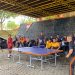 Satuan Brimob Polda Bengkulu menggelar pertandingan tenis meja antar satker Polda Bengkulu, Selasa (21/10/2025). (Dok.yola)
