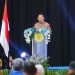 Kapolri Jenderal Listyo Sigit Prabowo, memberikan sambutan dan menyerahkan penghargaan di acara Kompolnas Award tahun 2025 di Hotel Merlyn Park, KH. Hasyim Ashari, Gambir, Jakarta Pusat, Kamis (16/10/2025). (Dok.Humas Polri)
