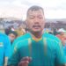 Bupati Kerinci Monadi sat diwawancarai usai membuka Turnamen Sepak Bola Bupati Cup 2025 di Lapangan Sigegar Bumi, Siulak Panjang, Kamis (2/10/2025). (Dok. Diko)