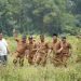Bupati Kerinci Monadi bersama jajaran perangkat daerah meninjau langsung kondisi saluran irigasi di Desa Pendung Talang Genting, Kecamatan Danau Kerinci, Senin (13/10/2025). (Dok. Deko)