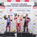 Tiga pebalap AHRT meraih podium di tiga kelas berbeda pada ajang Idemitsu FIM ARRC 2025 seri kelima di Sirkuit Internasional Sepang, Malaysia, Minggu (12/10/2025). (Dok.Sinsen)