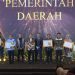 Gubernur Jambi Al Haris (kelima dari kanan) menerima penghargaan Pemerintah Daerah Terbaik pada malam Anugerah Kebudayaan Indonesia (AKI) 2025 yang diselenggarakan Kementerian Kebudayaan RI di Senayan, Jakarta, Selasa (21/10/2025). (Dok. Erit -Kominfo)