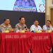 Kapolda Jambi Irjen Pol Krisno H. Siregar bersama Dirbinmas Polda Jambi Kombes Pol Henky Poerwanto dan jajaran menghadiri kegiatan Sosialisasi dan Peningkatan Kompetensi Guru BK se-Kota Jambi di Aula R.A. Kartini Karunia Global School, Rabu (22/10/2025). (Dok, Nahar)
