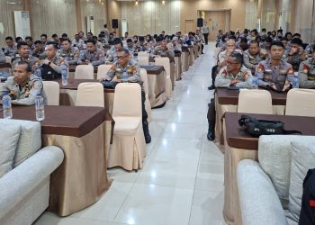 Bidpropam Polda Bengkulu melaksanakan kegiatan sosialisasi Whistle Blower System di Di Aula Hotel Nala Side Bengkulu, Kamis (06/11/2025). (Dok.yola)