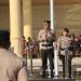Kapolda Bengkulu Pimpin Apel Personel dan Perlengkapan Tanggap Darurat Bencana di Lapangan Anton Soejarwo, Rabu (5/11/2025). (Dok.yola)