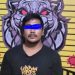 Pelaku berinisial BS saat diamankan di Polsek Kotabaru usai ditangkap terkait kasus pencurian dengan kekerasan di Paal Lima, Kota Jambi. (Dok. Humas)