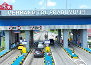 Gerbang Tol Prabumulih di Sumatra Selatan. (Dok. Hutama Karya)
