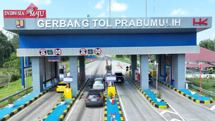 Gerbang Tol Prabumulih di Sumatra Selatan. (Dok. Hutama Karya)