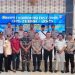Perwakilan Polres Merangin, Jasa Raharja Bangko, dan instansi terkait berfoto bersama usai Rapat Koordinasi Eksternal Operasi Zebra 2025 di Aula Polres Merangin. (Dok.Humas JR)