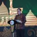 Kepala Eksekutif Pengawas Perbankan Otoritas Jasa Keuangan (OJK) Dian Ediana Rae menyampaikan sambutan pada Pertemuan Tahunan Perbankan Syariah 2025 dalam rangkaian Indonesia Islamic Finance Summit (IIFS) 2025 di Surabaya, Selasa (4/11/2025). (Dok. Humas OJK)