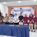 Kepala Kanwil Ditjenpas Jambi Hidayat bersama Wakil Bupati Batanghari H. Bakhtiar, S.P., dan jajaran Forkopimda menandatangani prasasti peresmian Lembaga Pendidikan Al-Qur’an (LPQ) di LPKA Kelas II Muara Bulian, Kamis (6/11/2025). . (Foto: Humas LPKA Muara Bulian)
