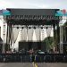 Panggung utama Sajiwa Fest 2025 di Lapangan Bandara Lama, Kota Jambi, tengah disiapkan menjelang konser, Sabtu (8/11/2025). (Dok Stepamus)