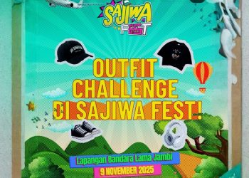 Banner Outfit Challenge Sajiwa Fest 2025 (Dok. Instagram @sajiwafest.id)