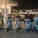 Para pengguna Yamaha Fazzio berpose bersama sebelum memulai aktivitas riding dalam ajang “Fazzio On The Street” di Kota Jambi. Minggu (16/11/2025). (Dok. Daus)