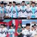 Bupati Kerinci Monadi bersama jajaran PGRI dan tamu undangan saat menghadiri Peringatan HGN dan HUT ke-80 PGRI Tingkat Provinsi Jambi di Kayu Aro. (Dok. Deko)