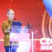 Ketua Dewan Komisioner Otoritas Jasa Keuangan (OJK) Mahendra Siregar menyampaikan arah kebijakan penguatan Pasar Modal Indonesia pada acara CEO Networking 2025 bertema “Managing Global Trade and Empowering Business Strategy” di Jakarta, Selasa (18/11/2025). (Dok. Humas OJK)