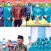 Bupati Kerinci Monadi bersama Ketua TP PKK Ny. Novra Wenti Monadi dan jajaran menghadiri Puncak HKG PKK ke-53 dan HUT Dekranasda ke-45 di Bukit Tengah Siulak, Rabu (20/11/2025). (Dok. Deko)